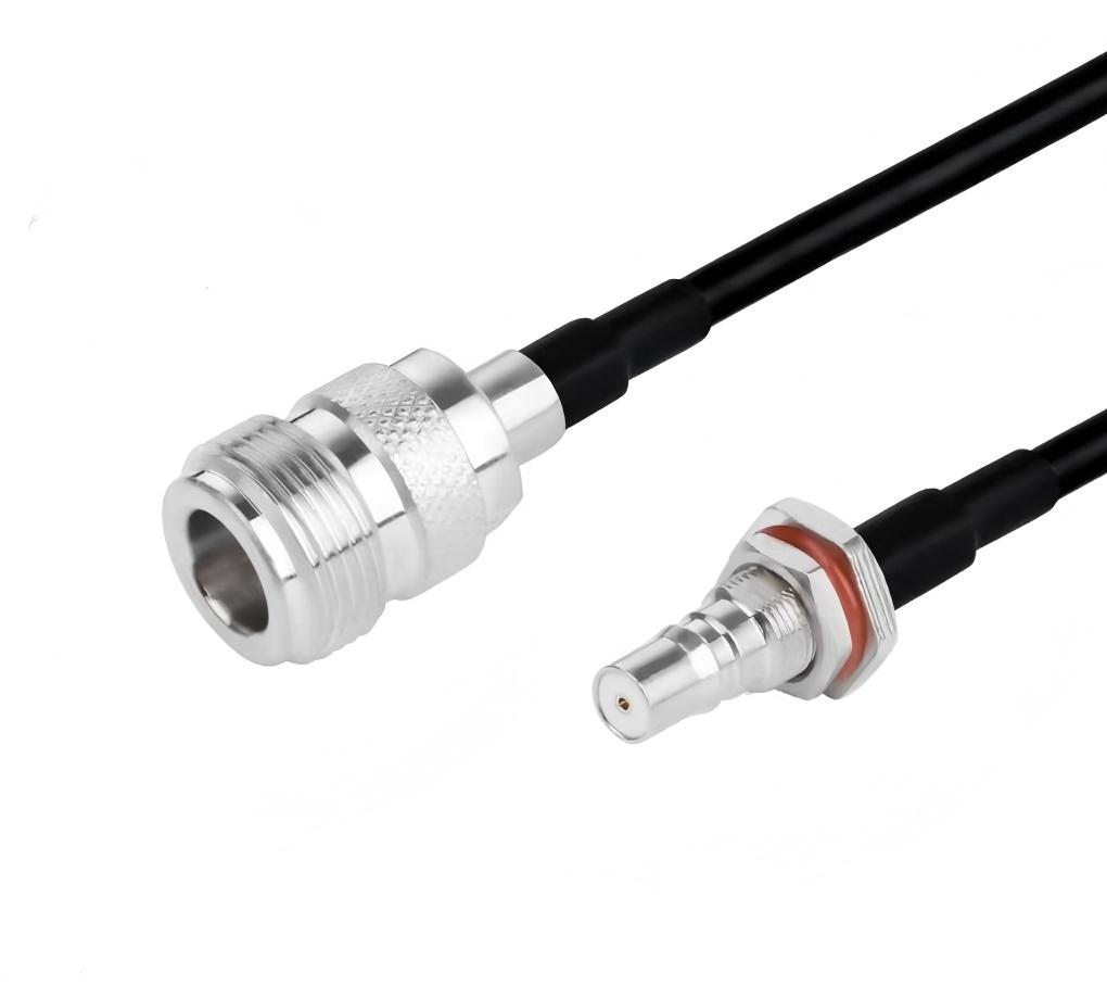 QMA公头和QMA母头接RG223电缆组件